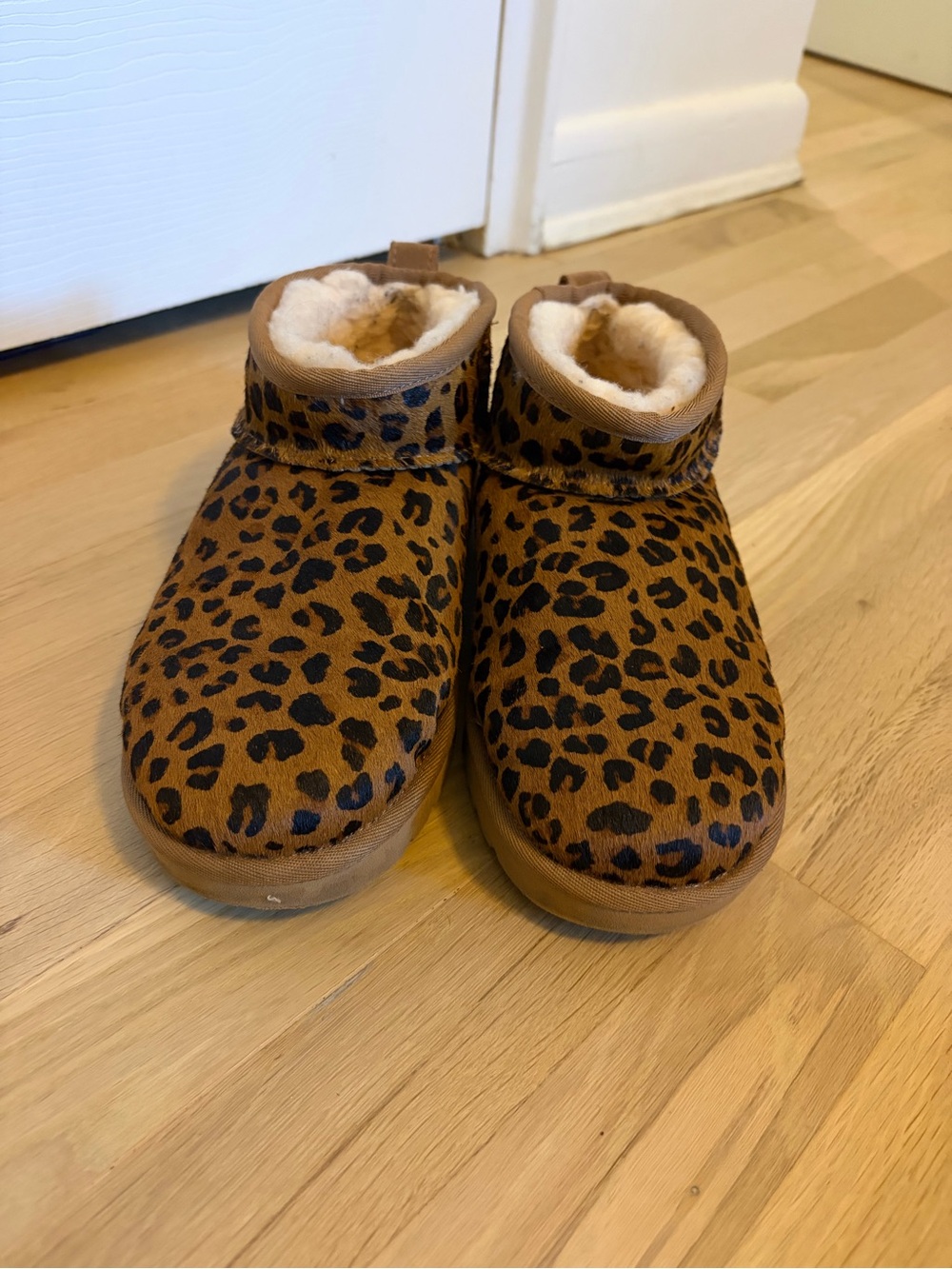 Leopard UGG boots
